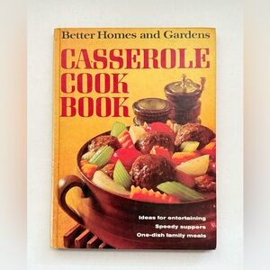 Better Homes‎ and Gardens Casserole Cookbook, Vintage 1969